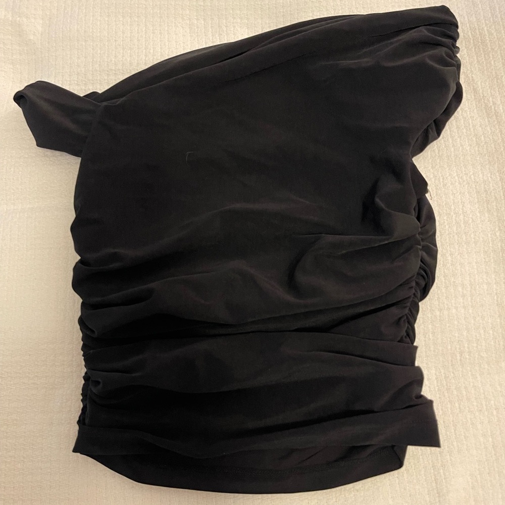 Zara ruched off the shoulder top
